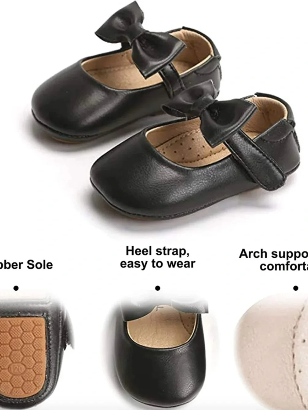 Felix & Flora Baby Walking Shoes Moccasins Rubber Sole in (Size 12-18M)